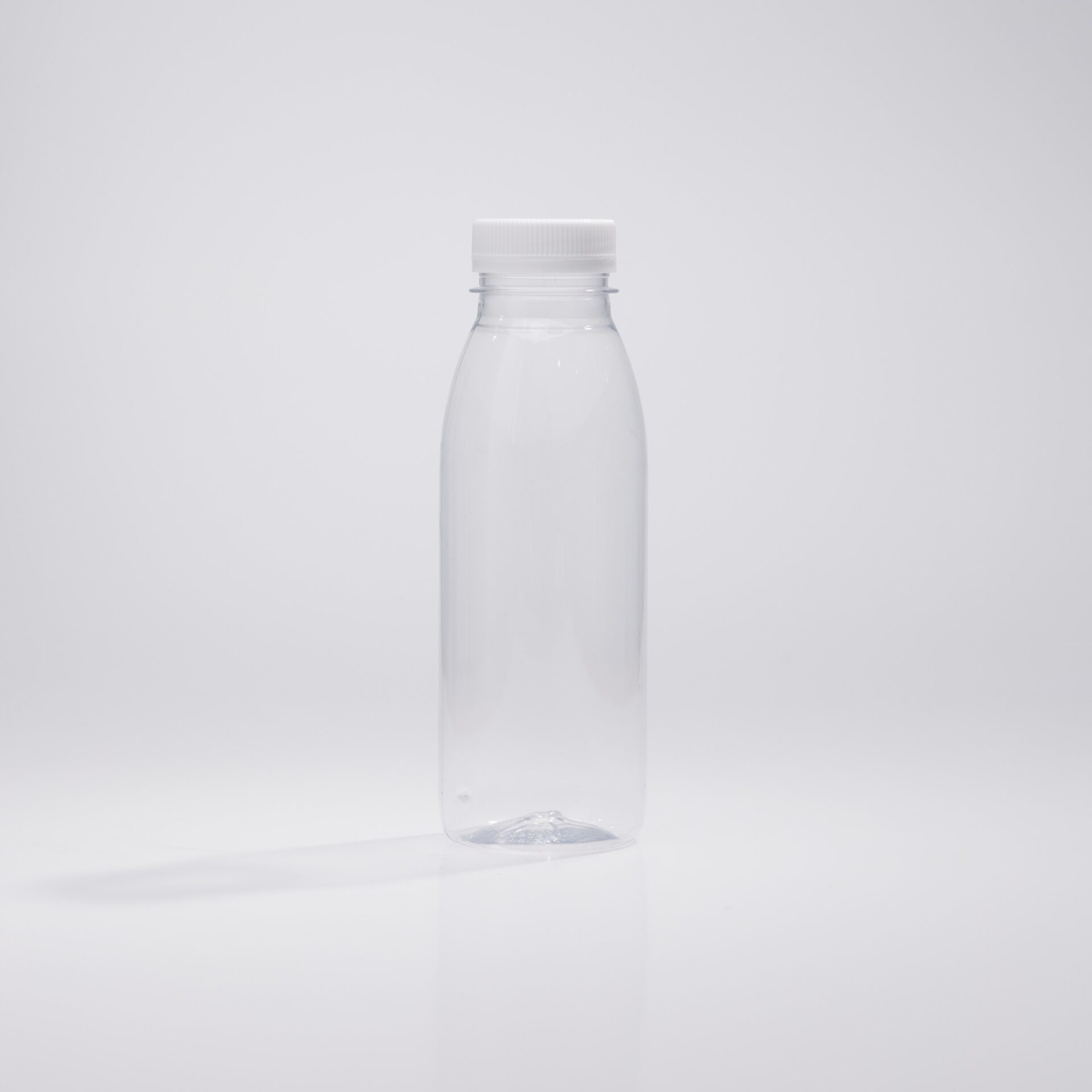 350ml Classic Round Clear Juice Bottle with Wide Neck